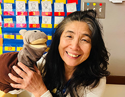 マクドナルド小学校 オルスン理子先生