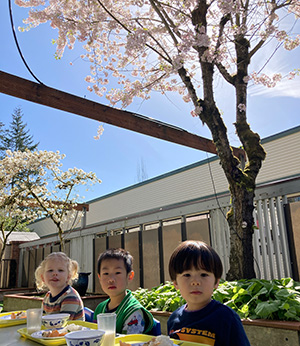 めぐみ保育園 園庭