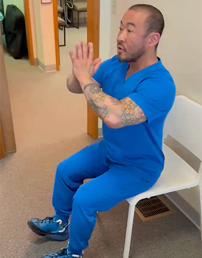 青山惠一先生 スクワット