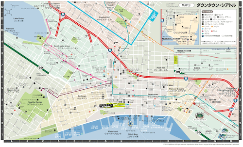 シアトル・ダウンタウン MAP