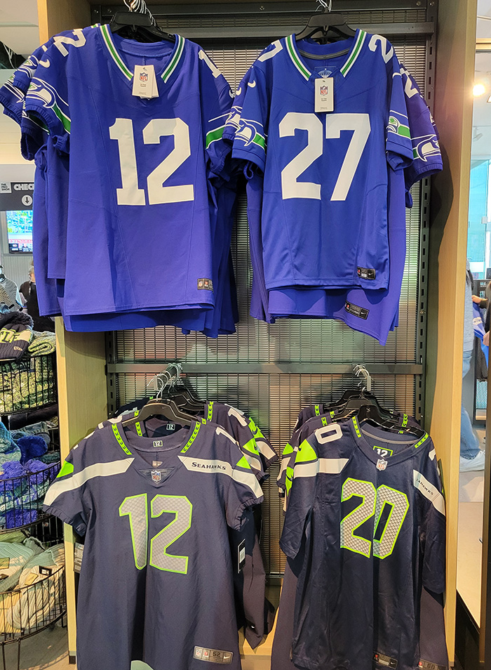シアトルシーホークス　プロ・ショップのルーメン・フィールド店 シーホークスのジャージー
