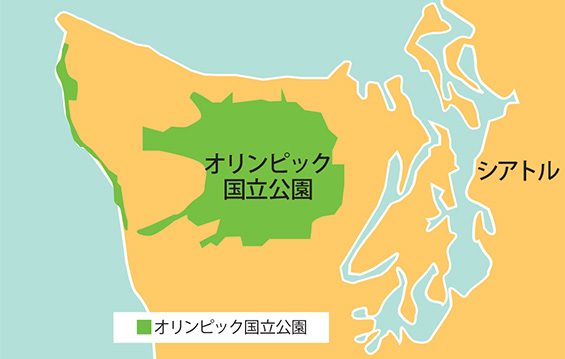 オリンピック国立公園位置