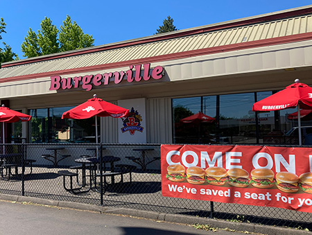 ポートランドのハンバーガー店　バーガービル