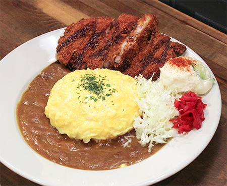 Pork Katsu Omu Curry