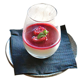 Raspberry Panna Cotta