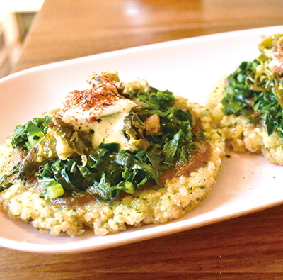 Open Faced Grilled Mushroom