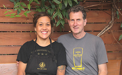 オーナーのアンジェリーナさん、ジェリーさんご夫妻